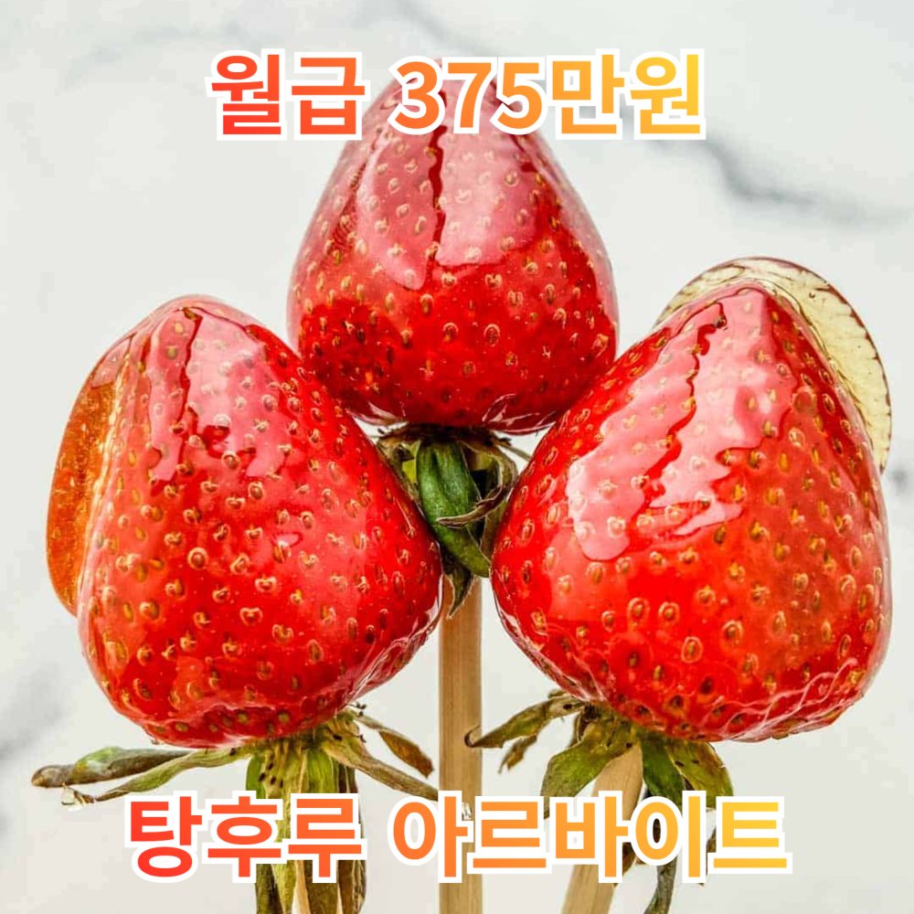 [Le Visual]“탕후루 얼마나 맛있길래”…월 375만원 알바공고 화제 