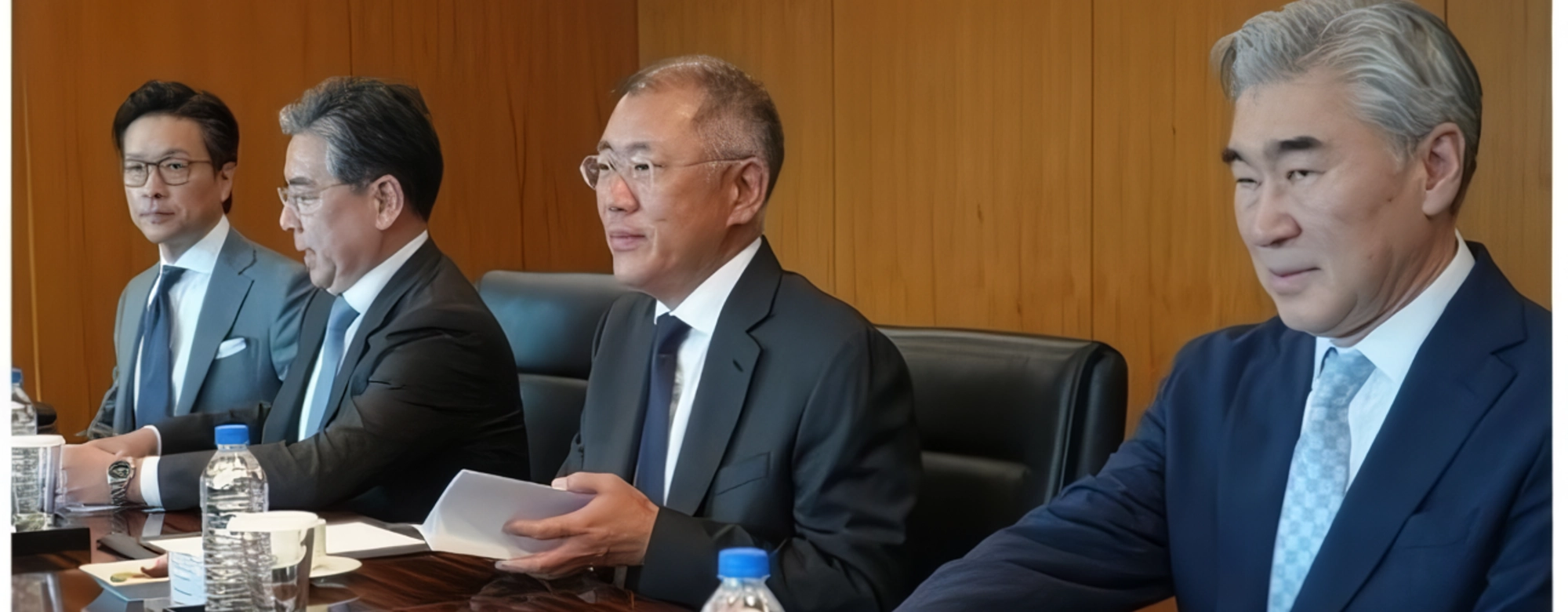 정의선, 인니 경제조정장관과 회동…전기차·수소 협력 논의 