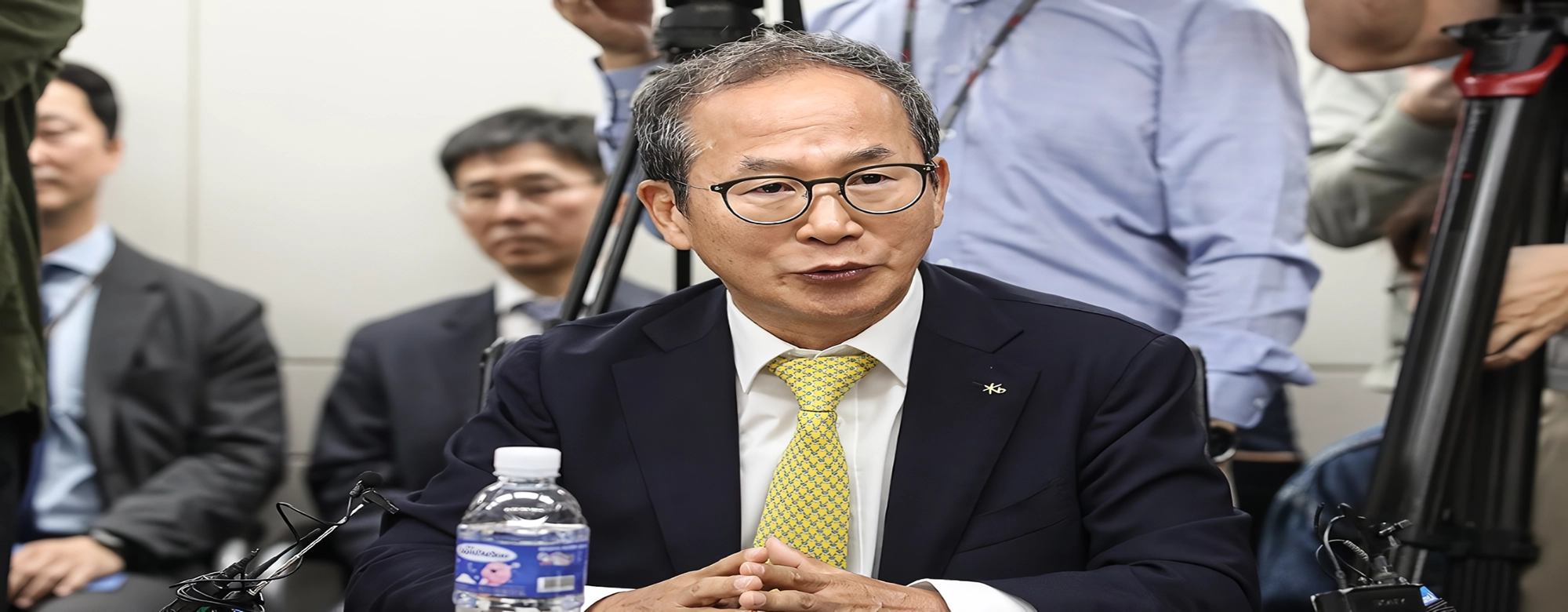 트럼프 장남 만난 양종희 KB금융 회장, 금융산업·투자 방안 논의 