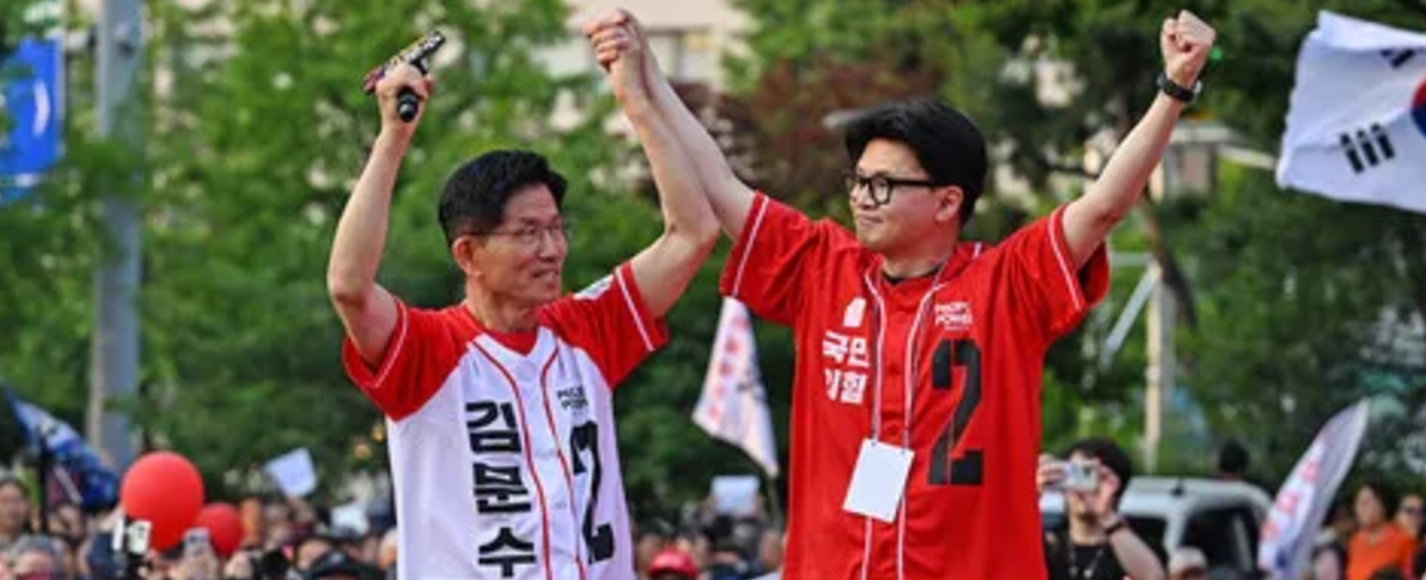[정치숏]김문수와 동반유세 나선 한동훈 “친윤 구태정치 개혁해야” 