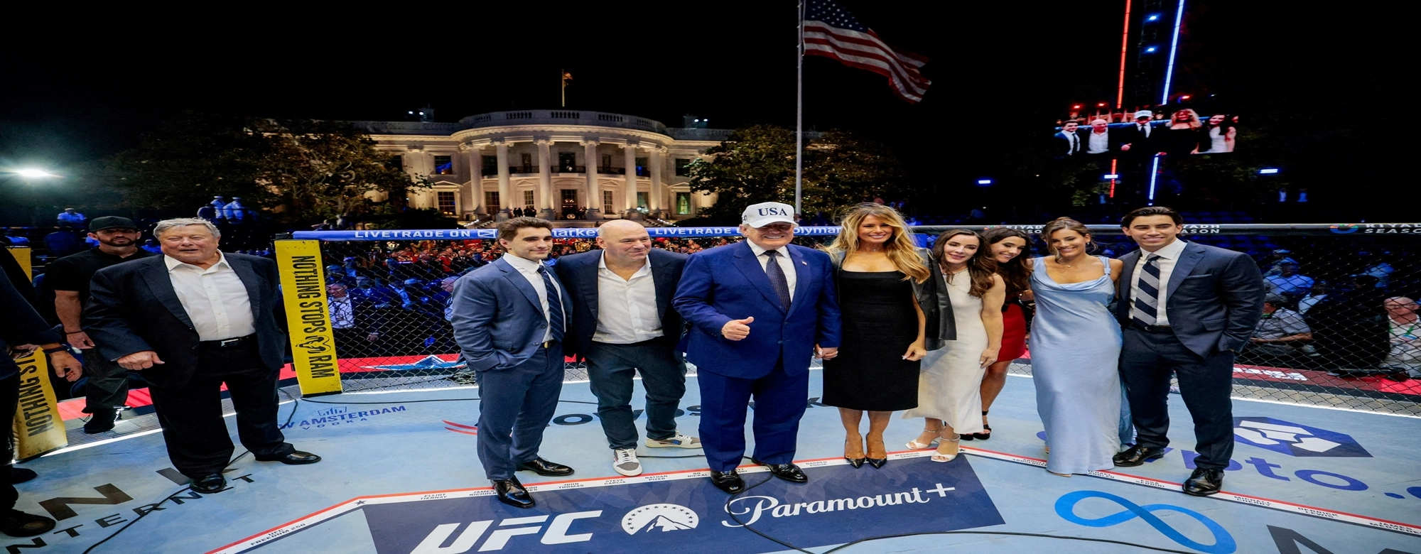 권력 주고 팬덤 받고…한국선 상상 못할 트럼프-UFC ‘노골적 공생’